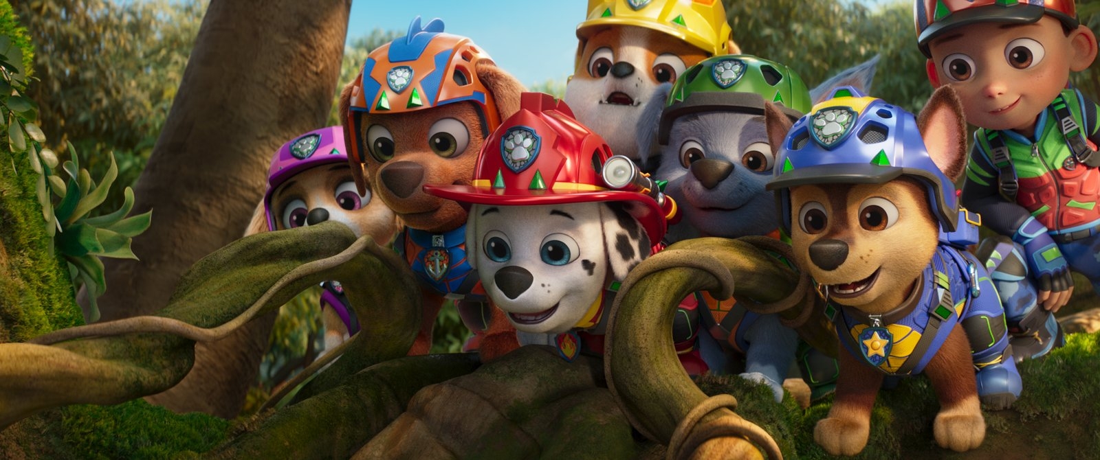 Film backdrop for PAW Patrol: De Dinofilm