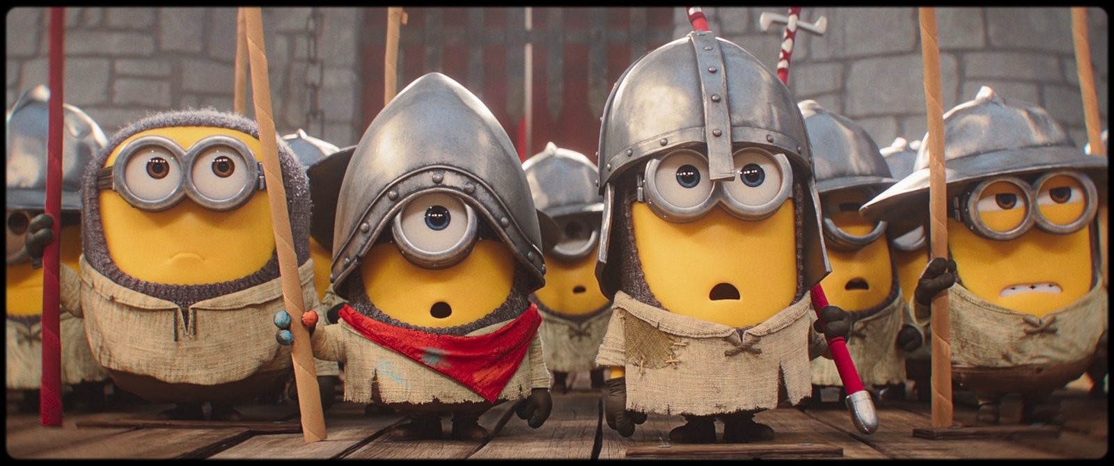 Film backdrop for Des Minions et des Monstres