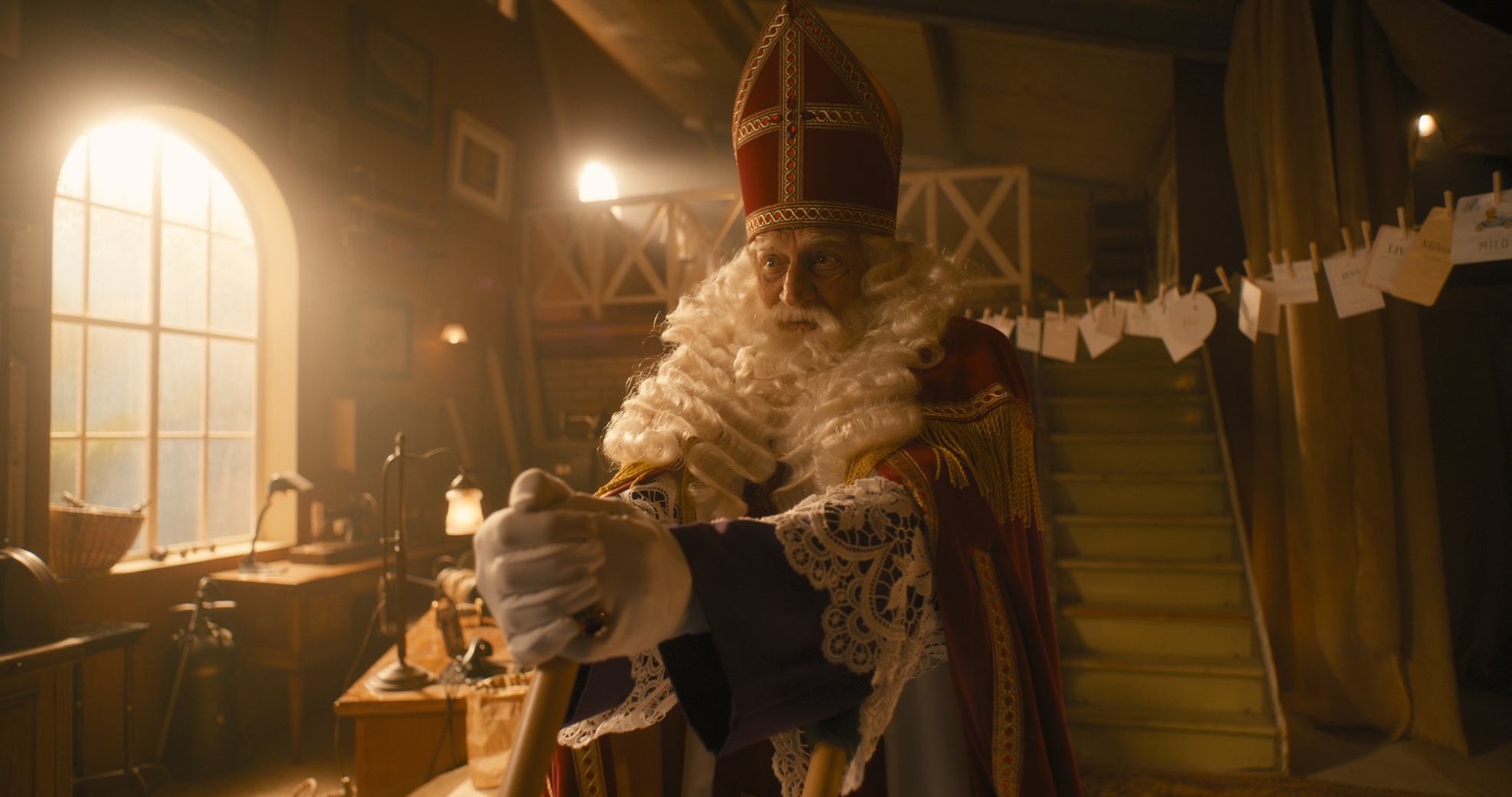 Film backdrop for De Club v Sinterklaas: Paniek in het Pietendorp