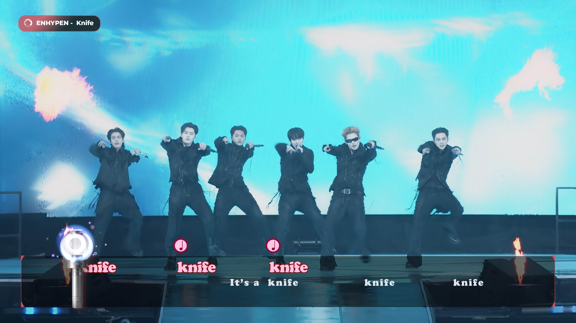 Film backdrop for Concert: Hybe Cheering Party 3D