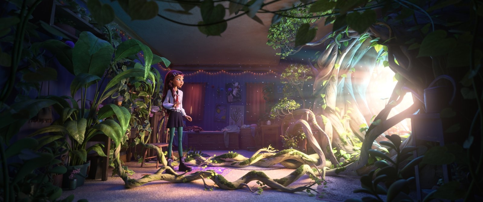 Film backdrop for Disney's Hexed (Ukrainian version)
