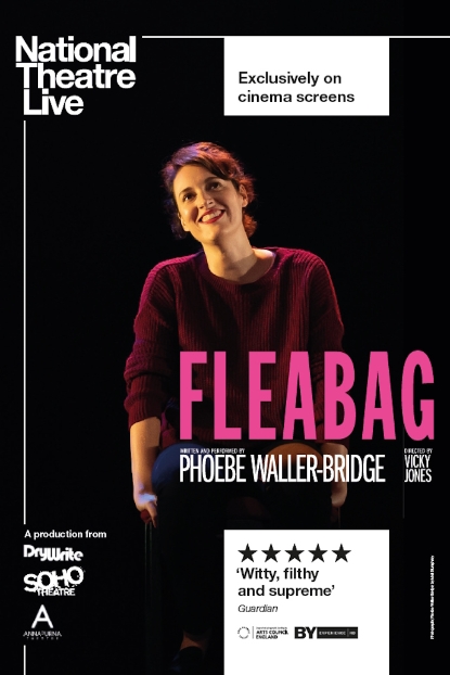 Theatrical poster for Theatre NT Live 2024: Fleabag