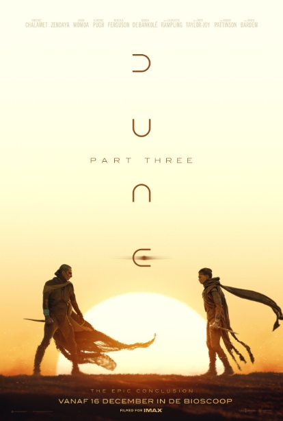 Theatrical poster for Dune Part Three