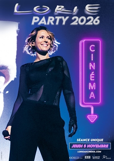 Theatrical poster for Concert: Lorie Party 2026 au cinéma