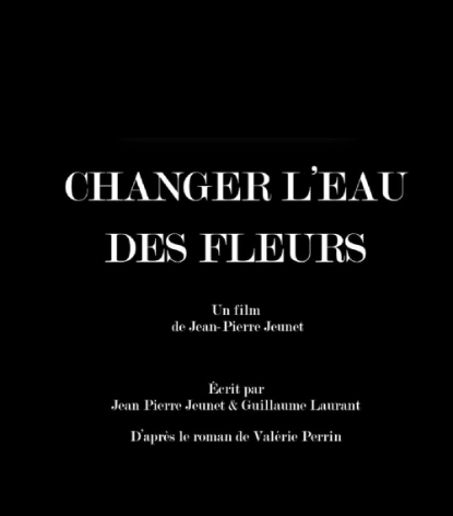 Theatrical poster for Changer l'eau des fleurs (Violette)