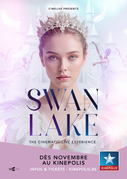 Theatrical poster for CineLive: Le Lac des Cygnes