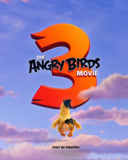 Theatrical poster for The Angry Birds Movie 3