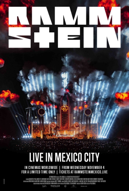 Theatrical poster for Concert: Rammstein - Live in Mexico City