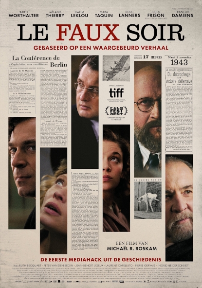 Theatrical poster for Cast Visit: Le Faux Soir