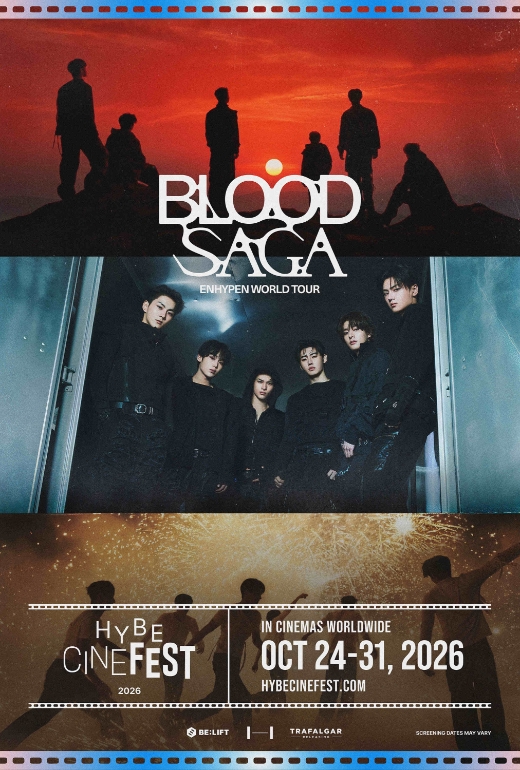 Poster van Concert: Enhypen World Tour 'Blood Saga'