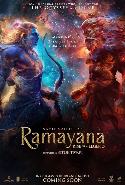 Theatrical poster for Ramayana: Rise of a Legend (Hindi version)