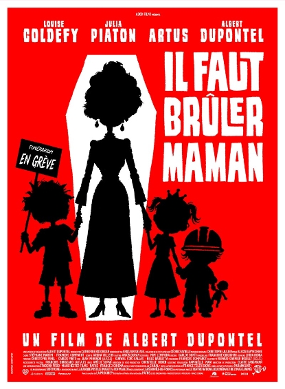 Theatrical poster for Il faut brûler maman